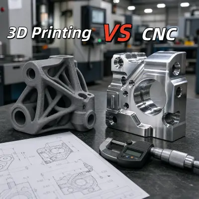 CNC Vs Stampar 3D: Gwida tal-Ispejjeż, Tolleranza u Produzzjoni