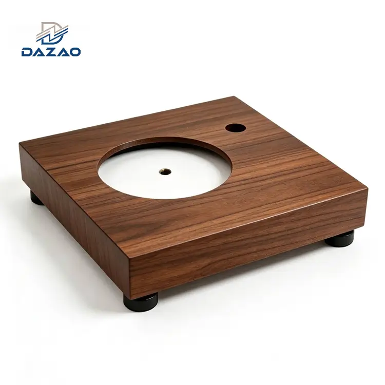 Preċiżjoni Wood Turntable Plinths Għall-Awdjo ta ' Fedeltà Għolja